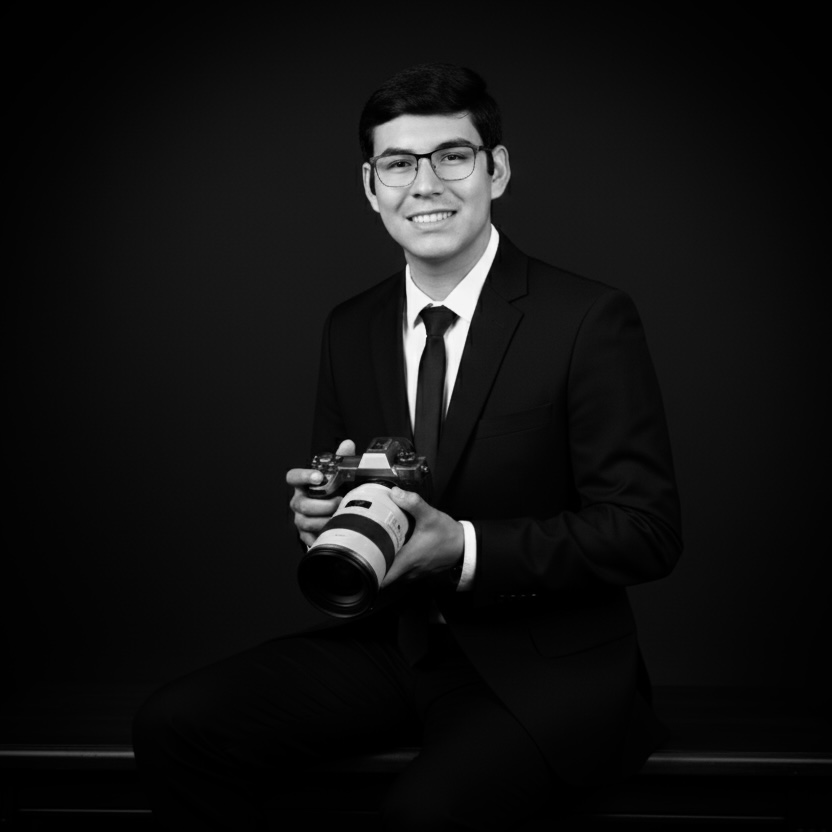 El Fotógrafo trabajando